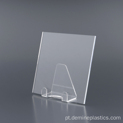 Folha de policarbonato sólido transparente anti-embaçante de 1,5 mm